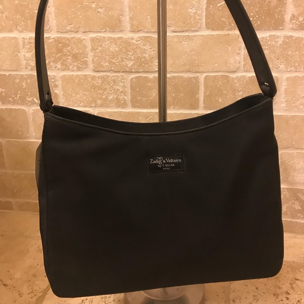 Zadig &Voltaire Paris black nylon bag